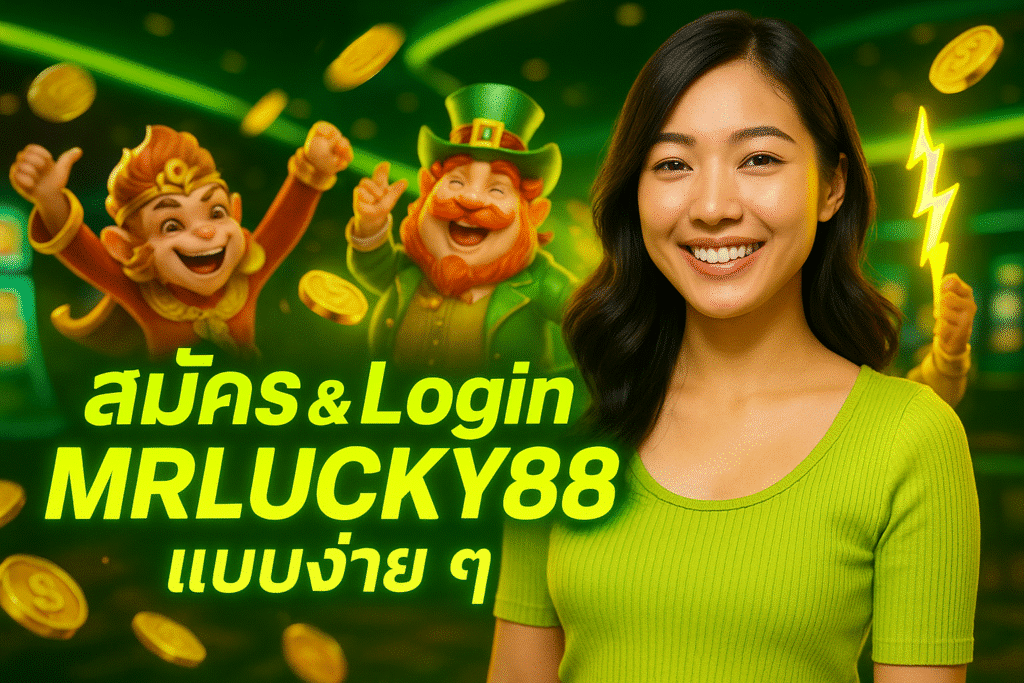สมัคร & Login MRLUCKY88 แบบง่าย ๆ