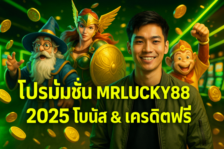 โปรโมชั่น MRLUCKY88 2025 โบนัส & เครดิตฟรี