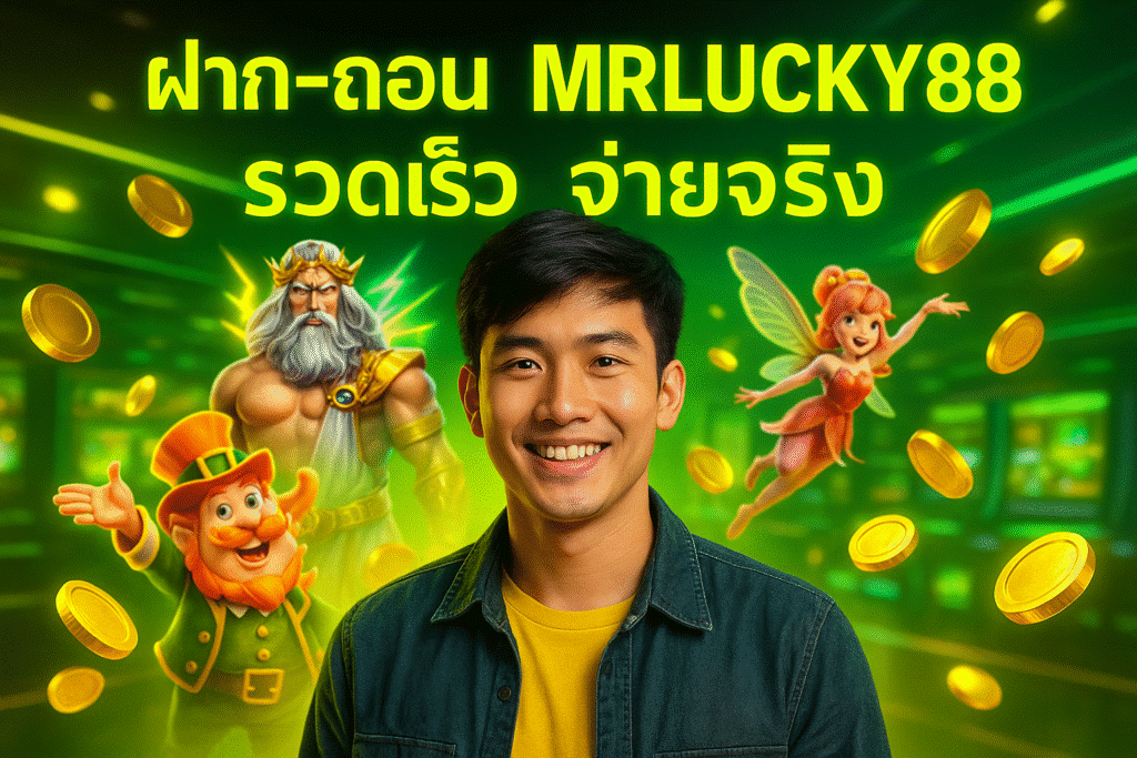 ฝาก-ถอน MRLUCKY88 รวดเร็ว จ่ายจริง
