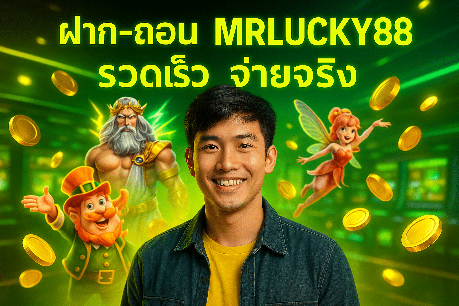 ฝาก-ถอน MRLUCKY88 รวดเร็ว จ่ายจริง