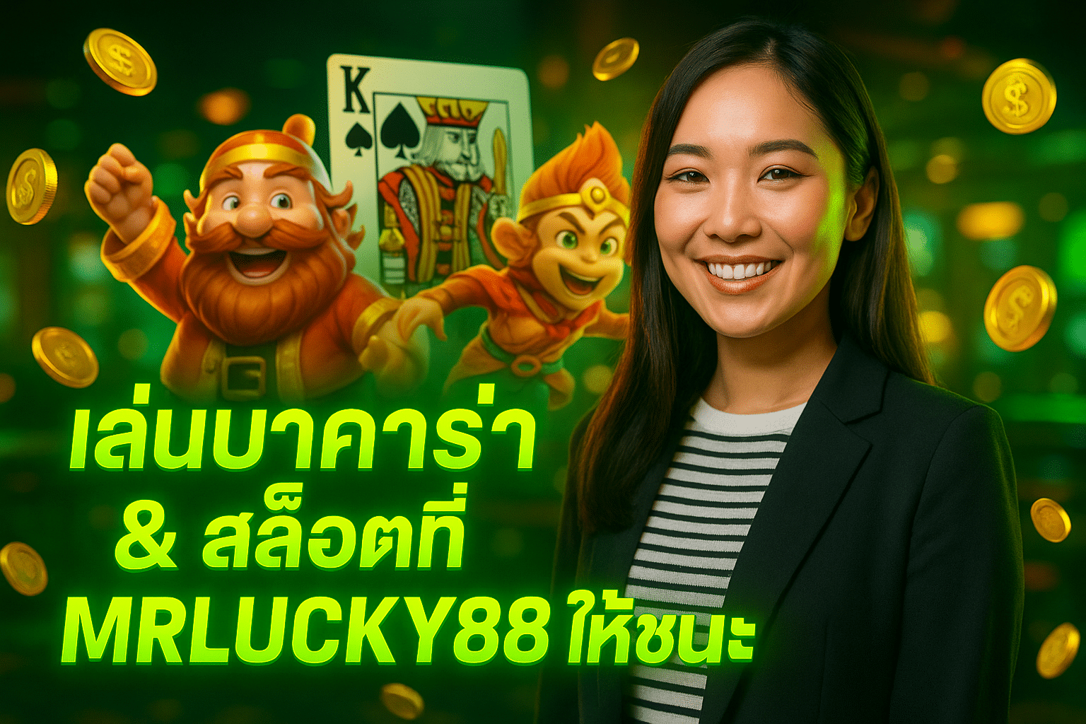 เล่นบาคาร่า & สล็อตที่ MRLUCKY88 ให้ชนะ